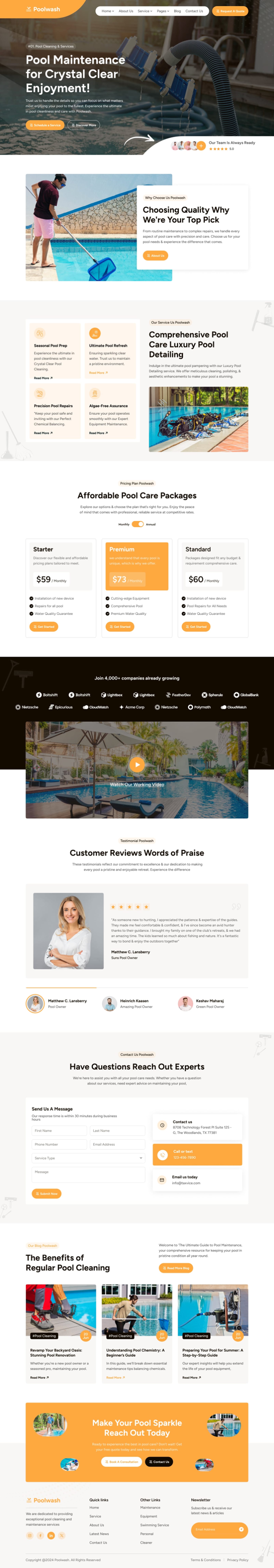 marocsitepro casablanca piscine portfolio