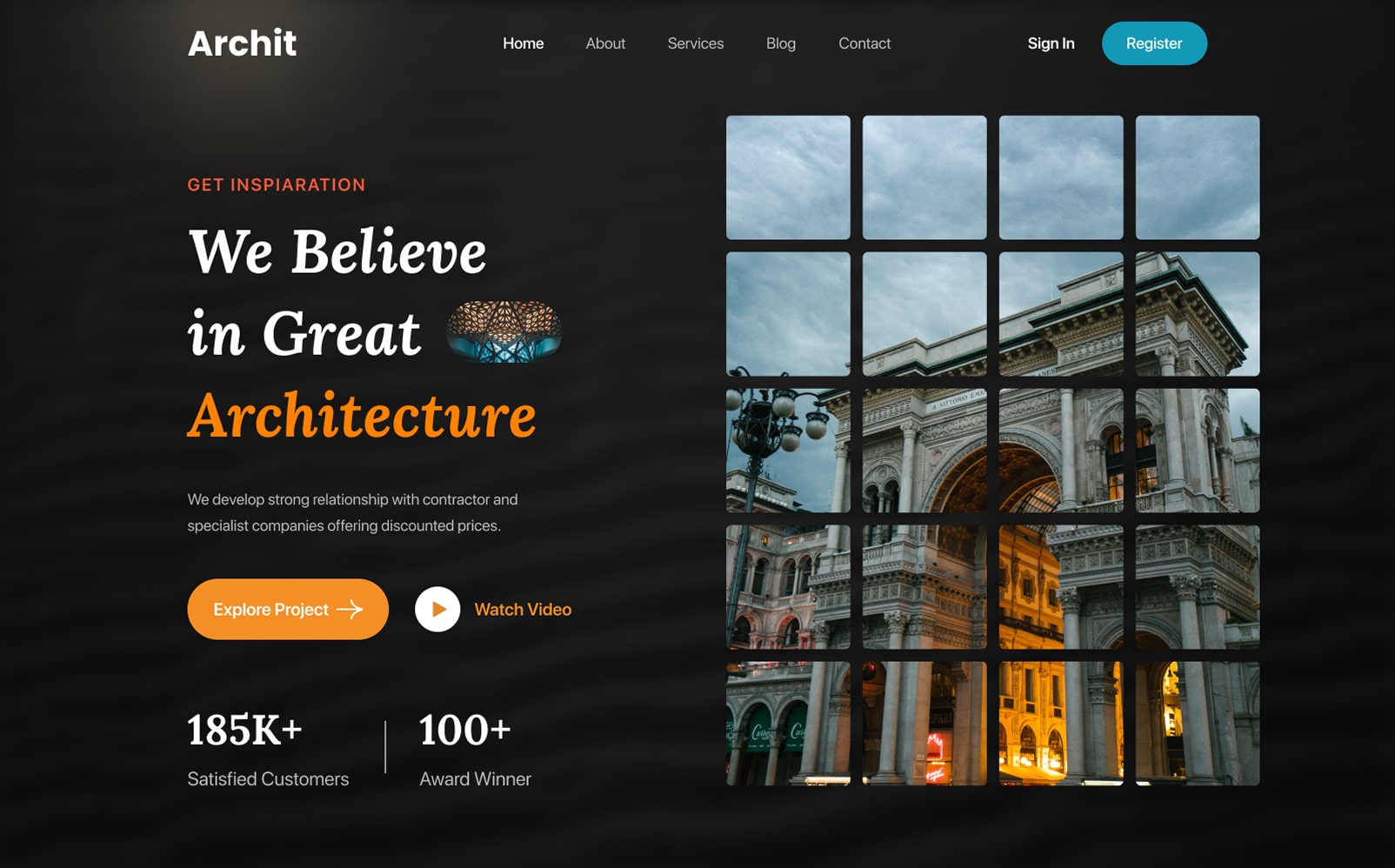 marocsitepro casablanca architect design site web portfolio