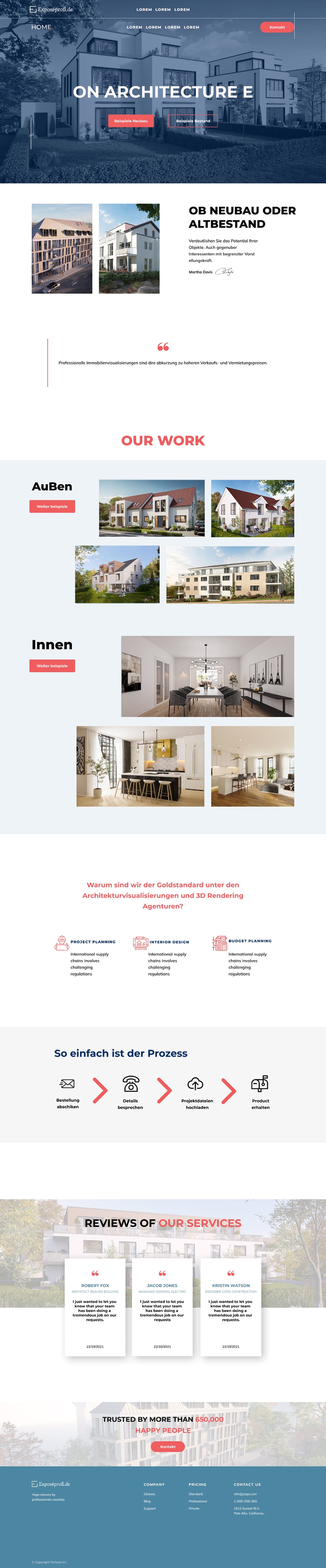 marocsitepro casablanca architect site web portfolio